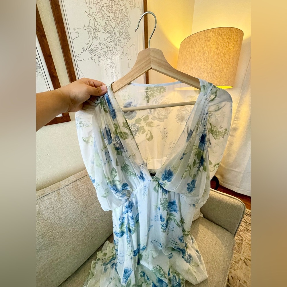 Abercrombie Dolman sleeve flowy maxi dress